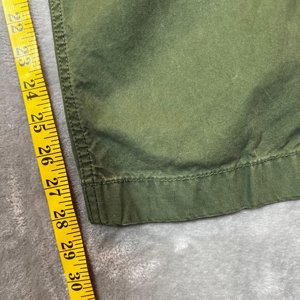 Uniqlo Pants Women's 27-30 Green Utility Army Casual Granola Girl Teacher - Picture 8 of 11